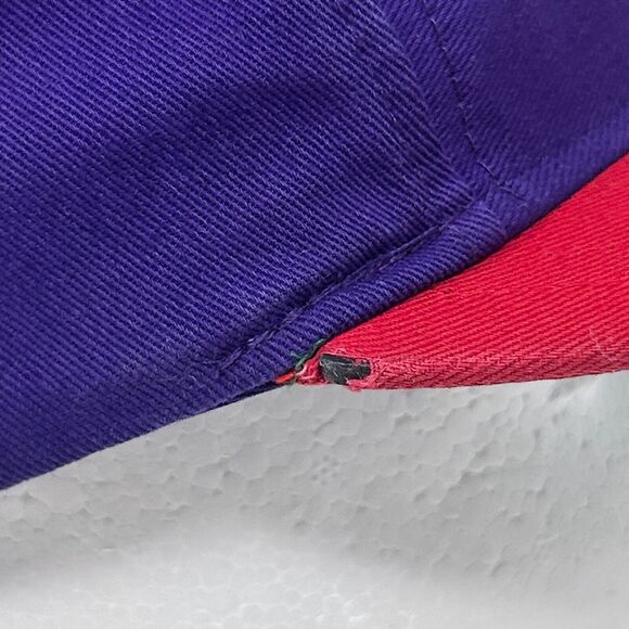 Toronto Raptors Baseball Hat Cap Adidas NBA Basketball 6 Panel Snapback Purple - Picture 6 of 14